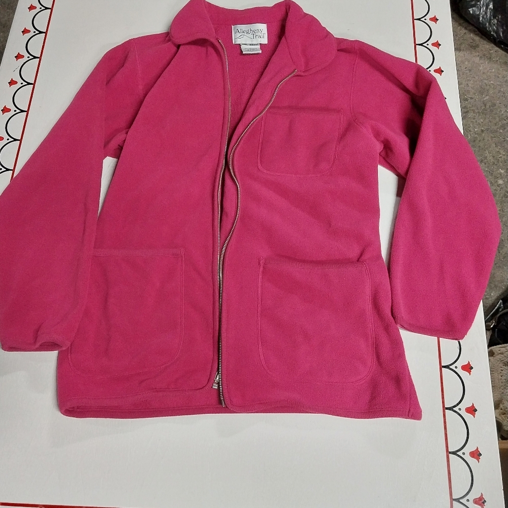 Allegheny Trail Pink Fleece Zip-Up Jacket